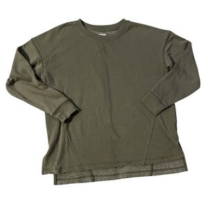 American Eagle Amazingly Soft Olive Green Pullover Sweatshirt Women’s‎ Small